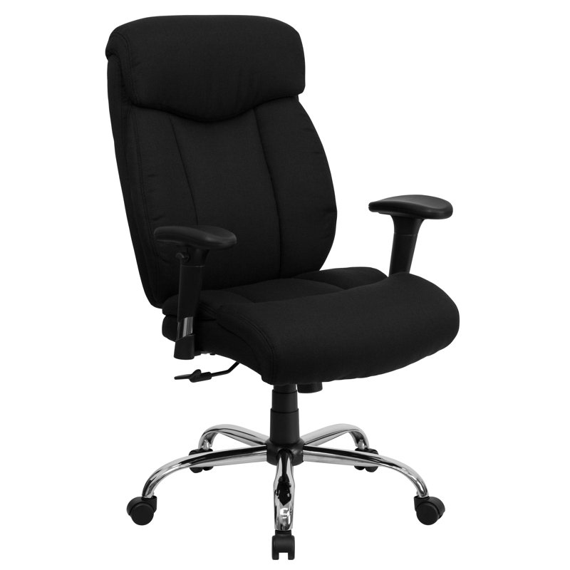 Fauteuil de bureau ergonomique pivotant Hercules Big & Tall 400 lb, Tissu