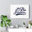Be Fearless Swish 1 Piece Wrapped Canvas Wall Art-900410286