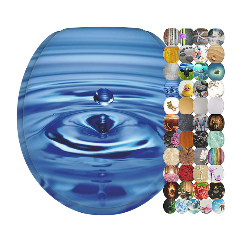 Round Toilet Seat and Lid