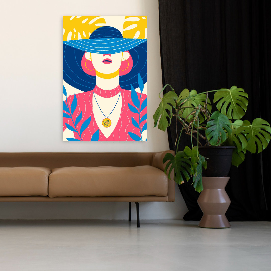Contemporary Art Abstract Bold Colorful Nature Portrait Wall Art