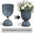 18.3 Inch Tall PE Tumbler-shaped Planter Pots-566998581