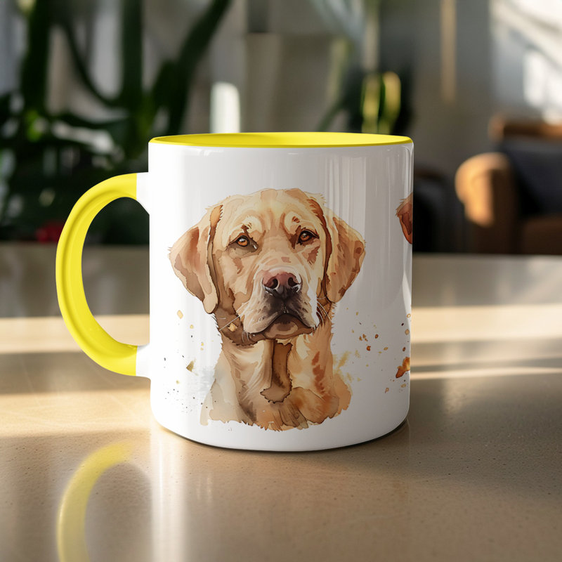 Mug, Yellow, 2