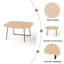 Table basse ronde American Minimalist Modern