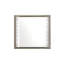 Étoile blanche avec miroir