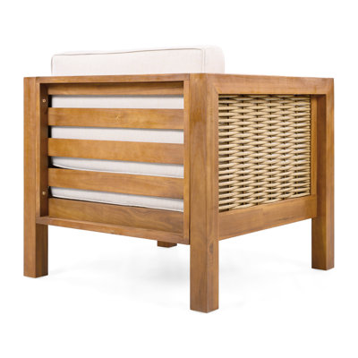 Outdoor Club Patio Chair with Cushions