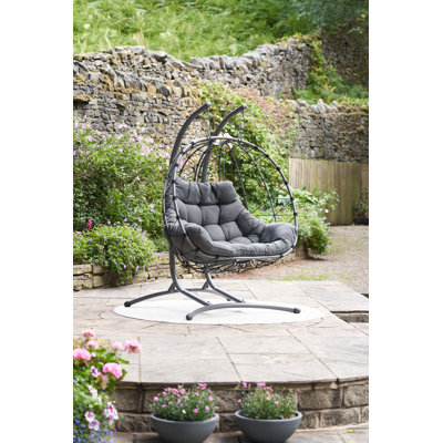 Lyon Anthracite Outdoor Double Hanging Chair
