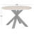 Arik Round Solid Wood Base Dining Table