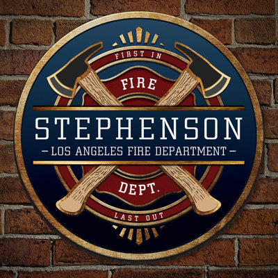 Firefighter Brotherhood Wall Décor