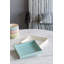 10” Round Plastic Tray with Powder Blue Finish, Decorative Accent Tray for Organization, Serving, or Centerpiece Display -425226769