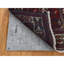 Tapis rouge nouvel âge en laine 2 pi 6 po x 9 pi 3 po Jessamae