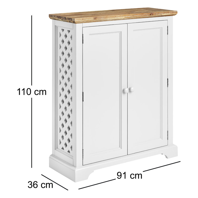20 Pair Shoe Storage, White/Brown