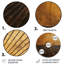 Bronze Brilliance Symmetry IV - Abstract Large Metal Circle Prints-573472918