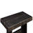 Gold & Rustic Espresso Finish Dining Table