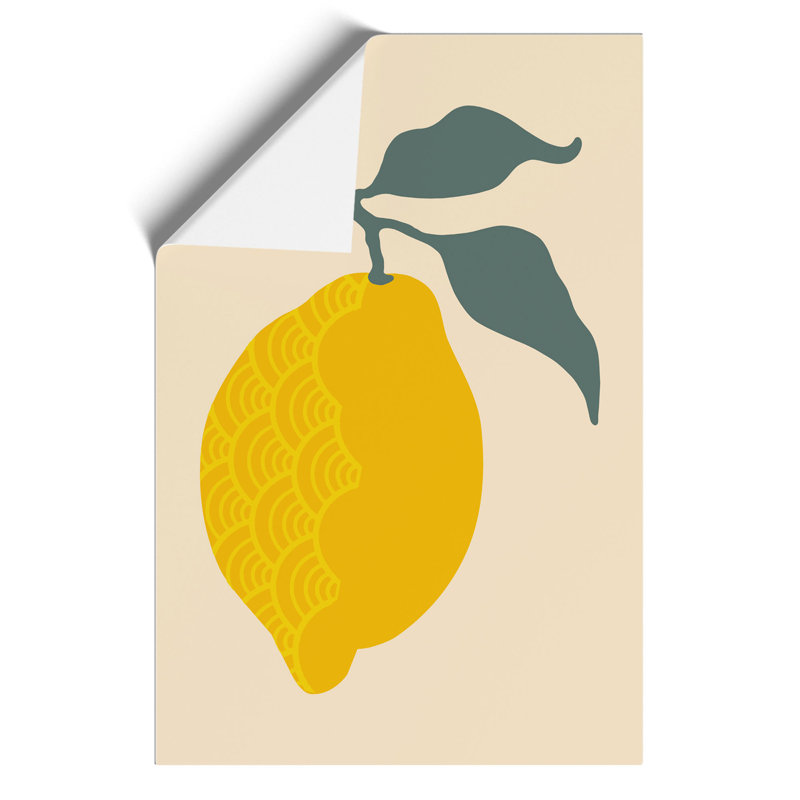 Lemon Fruit - Frameless Print, 59cm H x 42cm W x 0.1cm D