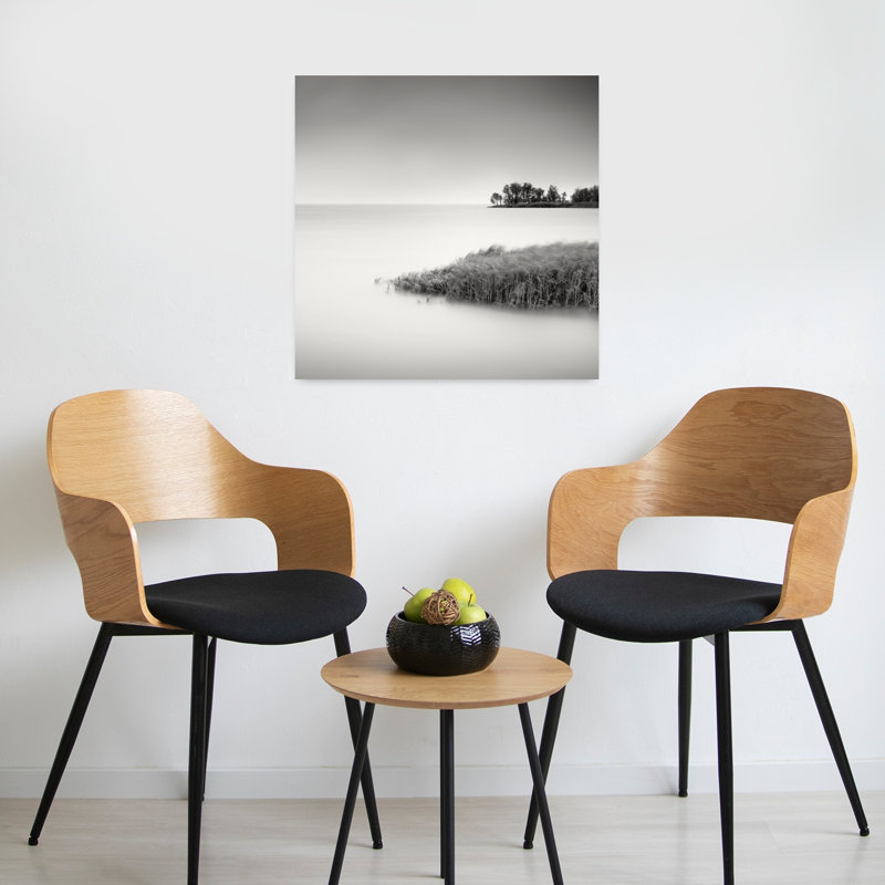 Makkum II, art abstrait de l'océan côtier, H 24 po x l 24 po