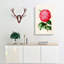 Illustration of a Pink Camellia Flower - Wrapped Canvas-55359740