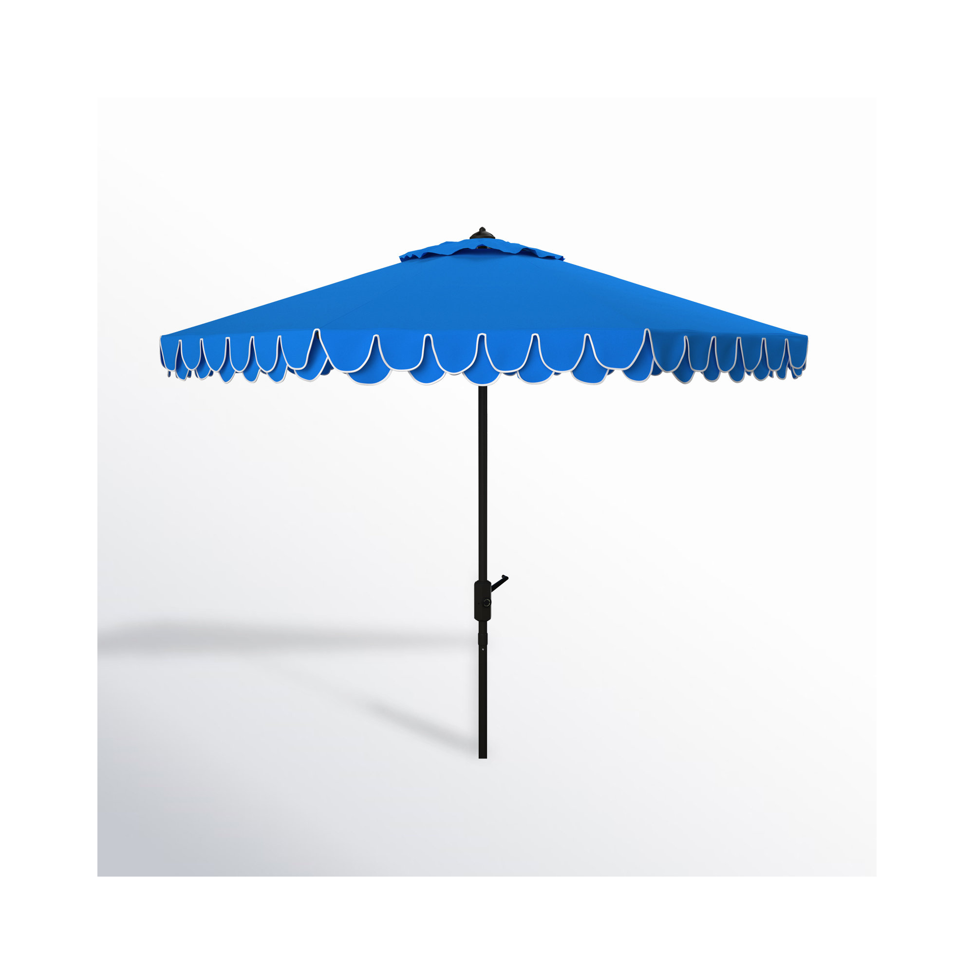 Iago Outdoor Umbrella, Pacific Blue, Brown