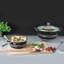 SQ Professional Metallic 5 - Piece Non-Stick Aluminium Cookware Set- Induction Ready-1316274052