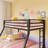  Labriola Twin over Full Bunk Metal Bed with Ladders, Noise Free-890842686