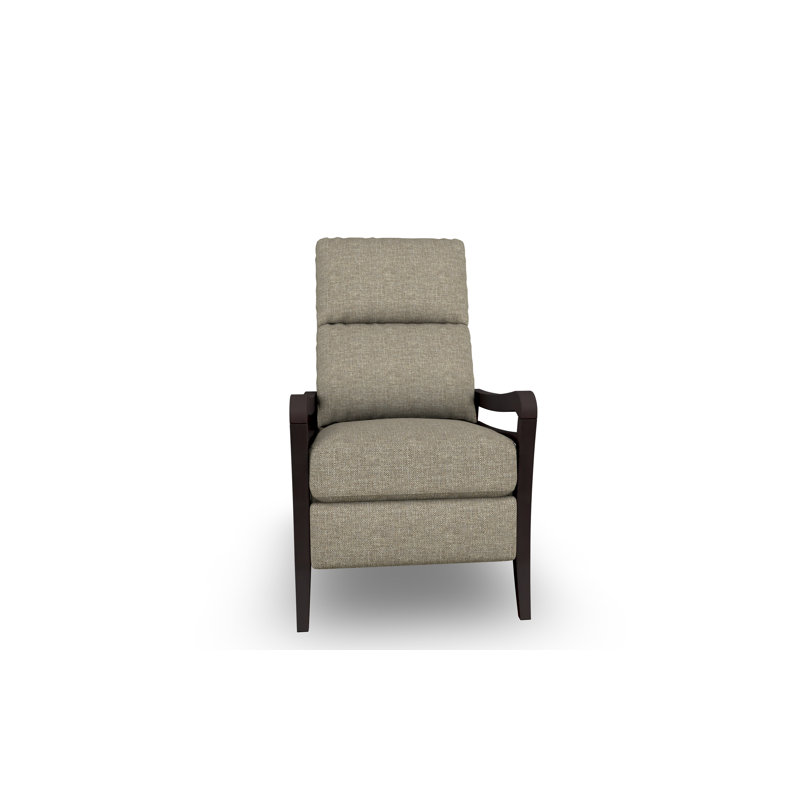 Modern High Leg Recliner, Twig, Espresso