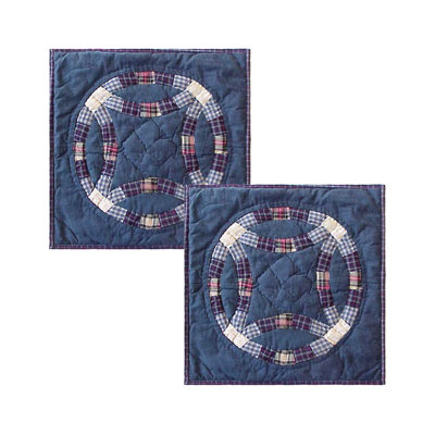 100% Cotton Quilted Patchwork Pillowcase