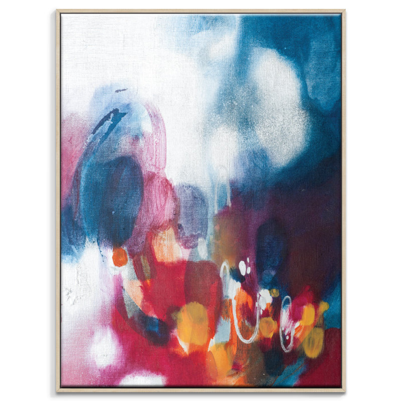 Amanda Morie - Painting on Canvas, 51cm H x 41cm W, Timber Floater Framed