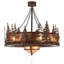 Elk At Dusk Downrod Ceiling Fan