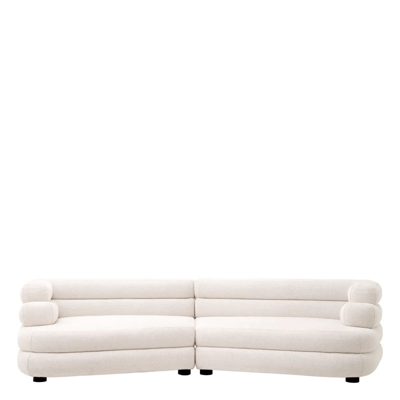 Sofa Malaga L Lyssa Off-White - Right, Right-Hand Facing