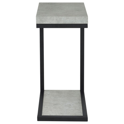 Table de collation en ciment et noire