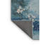 Tapis bleu soyeux et moelleux-113634896
