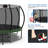 AUKFA Round Backyard Trampoline with Safety Enclosure-88624318