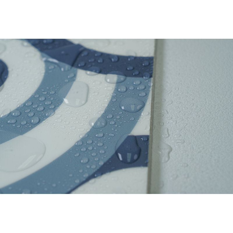 7.8'' W x 7.8'' L PVC Peel and Stick