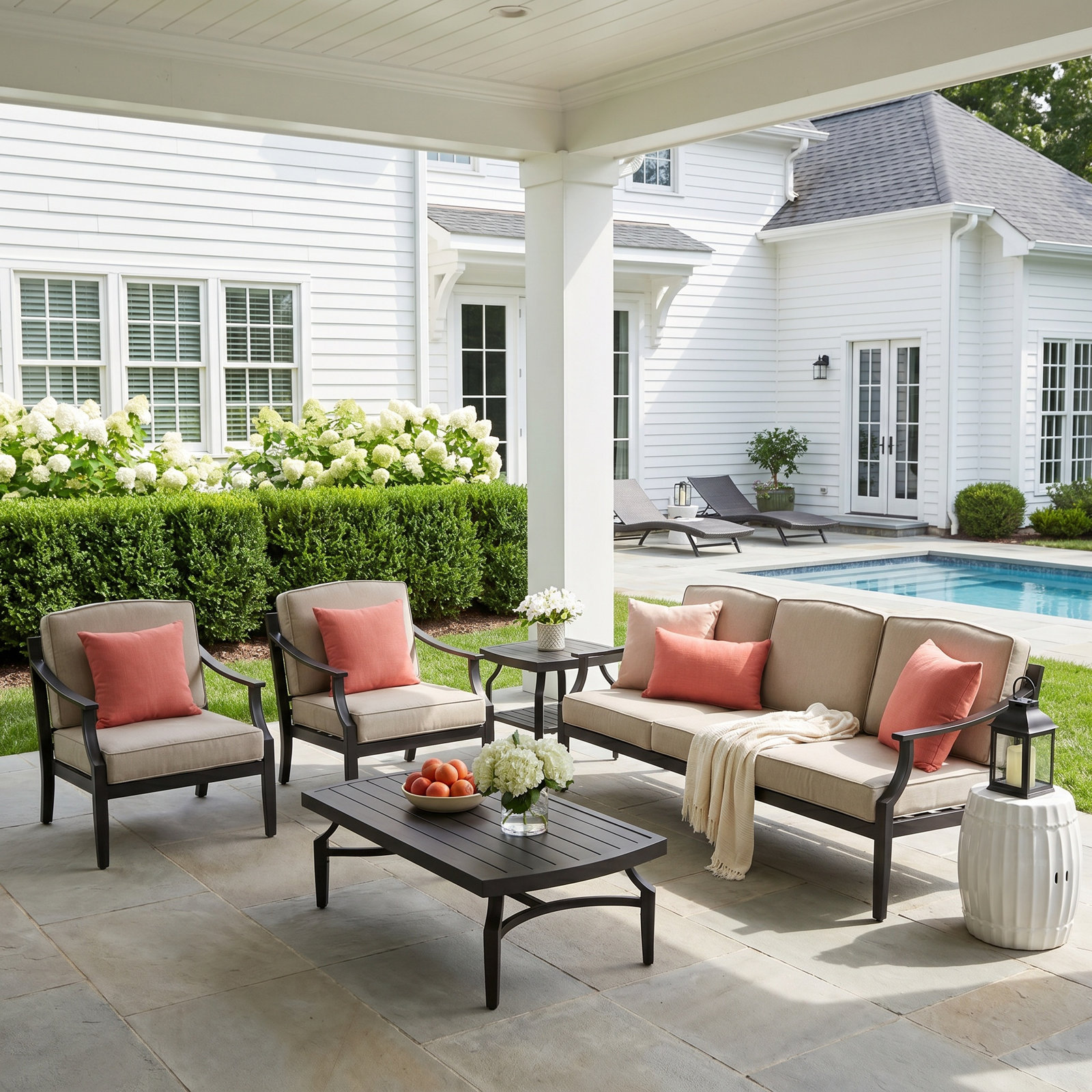 Tamarin 5-Person Sunbrella® Patio Seating Group