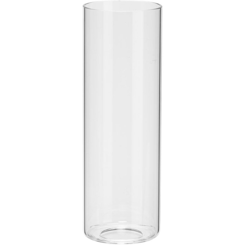 Abat-jour cylindrique en verre transparent