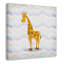 Décalcomanie murale «Pink Giraffe Time»-47832076-47831893