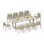 SemaWT Outdoor 11 - Piece Teak Dining Set