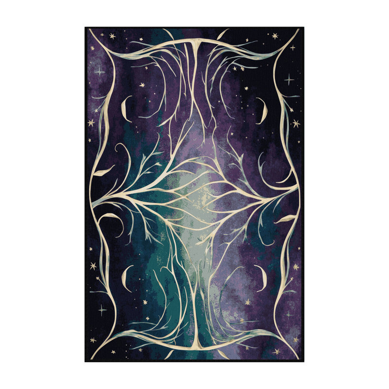 Starlight Branch Rug, Rectangle 2' x 3'
