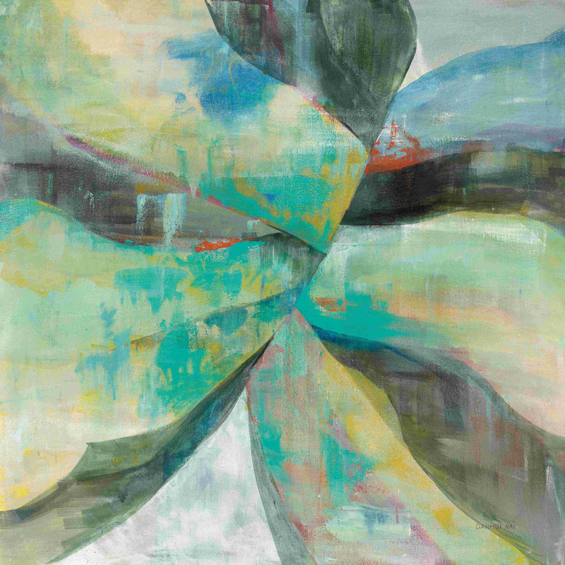 In The Valley Abstract I, H 12 po x l 12 po, Pas de tapis, Toile tendue