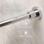 Tringle à rideau de douche droite fixe 60 po Minimalist | Tringle de douche murale en acier inoxydable-50239637