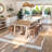 Rectangular Solid Wood Dining Tables-935860047