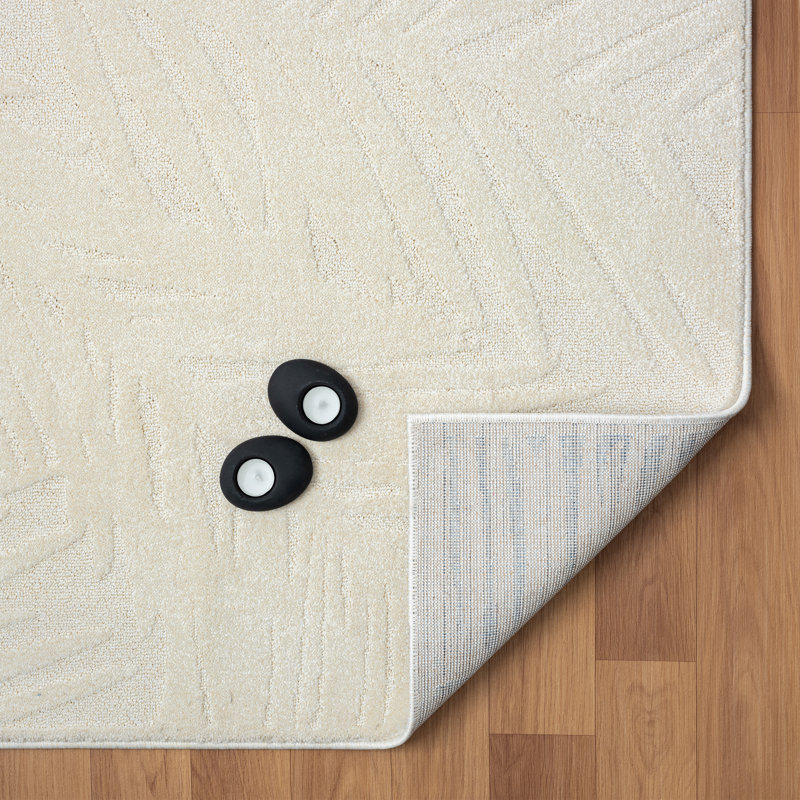 Palm Leaf Area Rug, Rectangle 4' x 6;