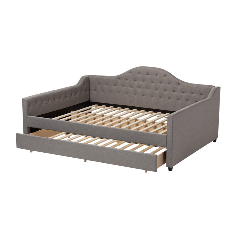 Jaileigh Upholstered Daybed, Full/Double, Gray