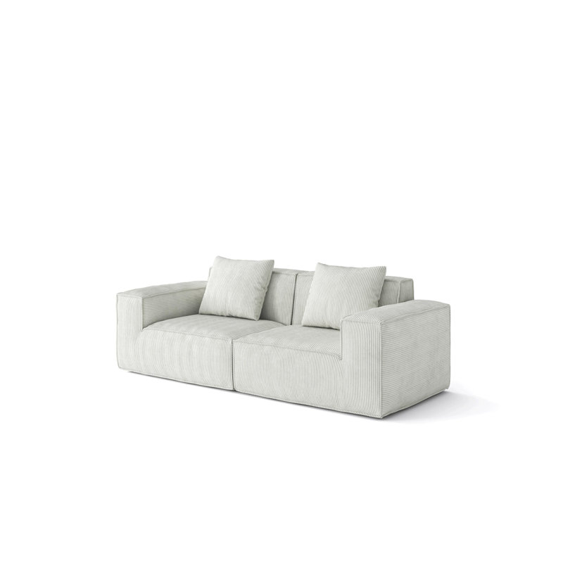 Canapé contemporain, 2, Blanc