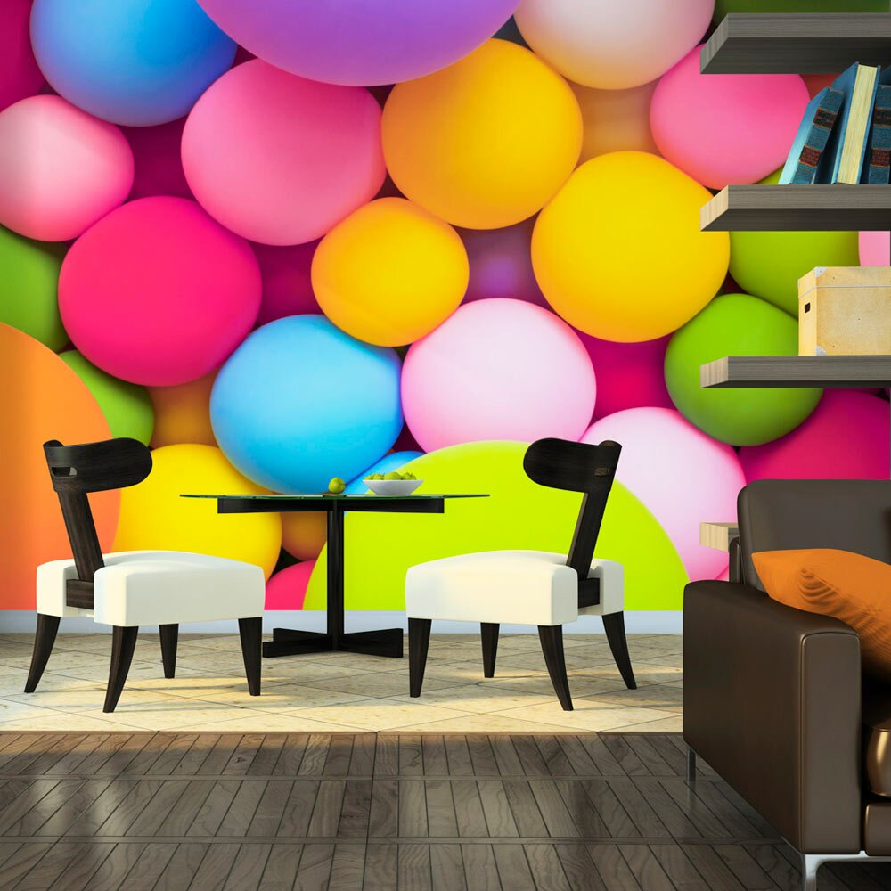 Fototapete Colourful Balls 210 cm x 300 cm