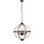 Lustre géométrique de style bougie à 6 lumières Rarick-1984802137