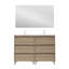 Suki 1200mm Free-standing Double Bathroom Vanity Unit-73822502-73822503