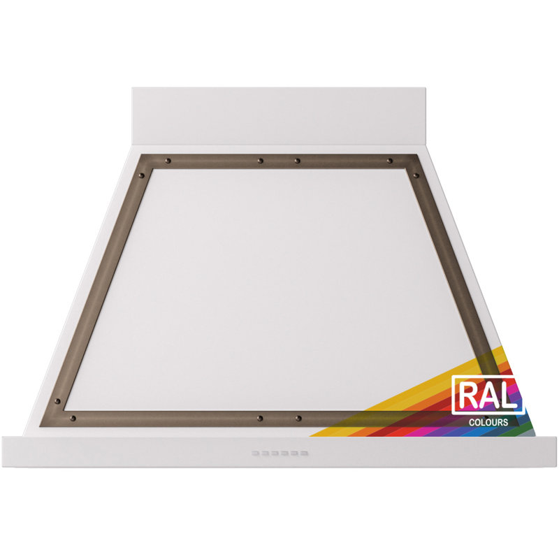 ILVE 36" Nostalgie II Noblesse 600 CFM Ducted Wall Mount Range Hood, RAL Classic/Burnished
