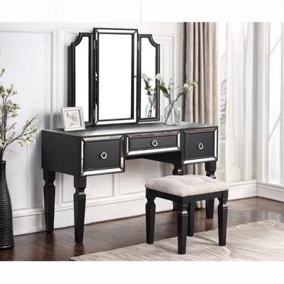 Ensemble coiffeuse et tabouret Nordheim