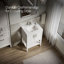 Armoire de meuble-lavabo sur pied simple avec lavabo et comptoir en quartz 30 po Winmore-65971688-124966408