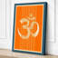 Om in White Minimalist - Wrapped Canvas-521615980-521615986